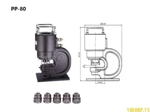 Máy Đột Lỗ Thủy Lực Opt PP-80