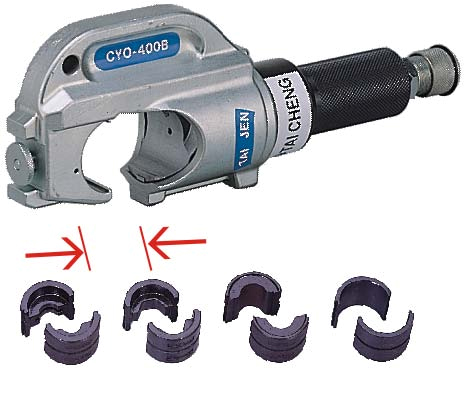 Đầu bấm cos, ép cos thủy lực chữ C TAC CYO 400B