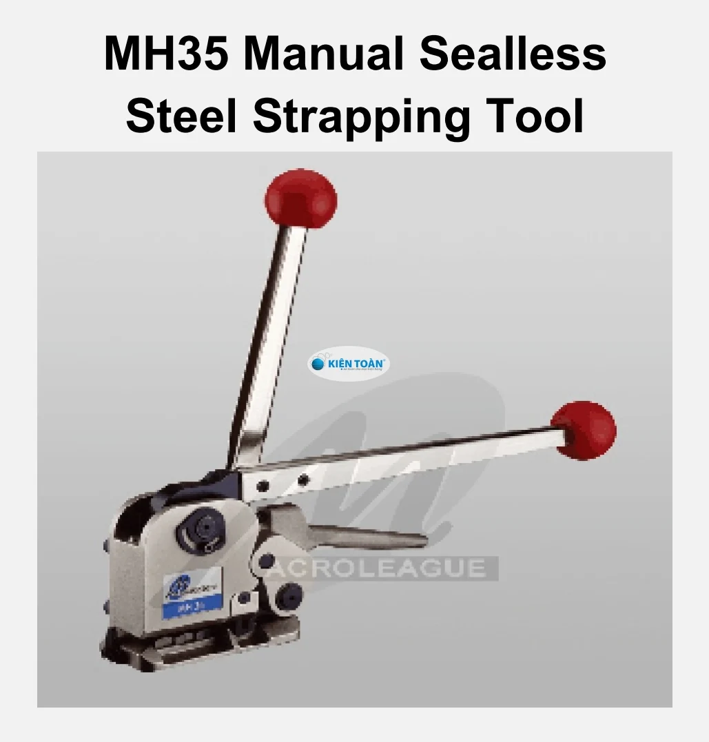 Dụng cụ đóng đai thép 3 trong 1 Macroleague MH35