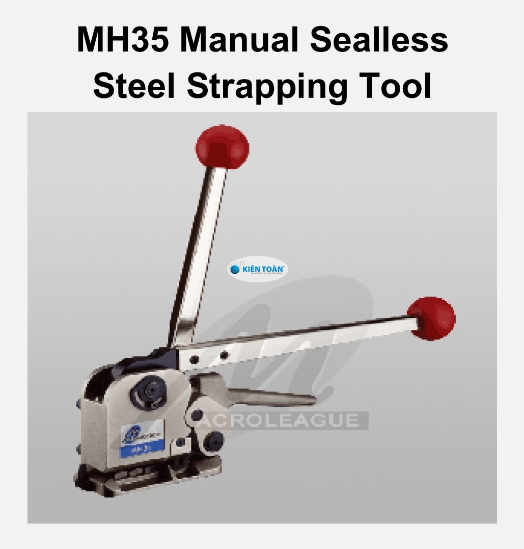 Dụng cụ đóng đai thép 3 trong 1 Macroleague MH35