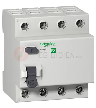 RCCB EZ9R64463, Schneider Easy 4P 63A 4.5KA 230/ 400