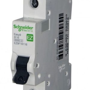 MCB EZ9F34163, Schneider Easy 1P 63A 4.5KA 230/ 400V