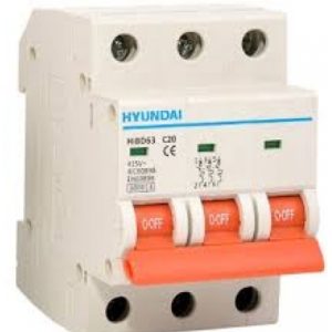 Mcb HyunDai HiBD63h (3P) 6-63A 10kA