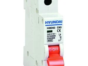 Mcb HyunDai HiBD63-N (1P) 6-63A 6kA
