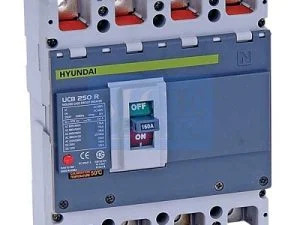 Mccb HyunDai HGM250H-F 4P 125-250A 38kA