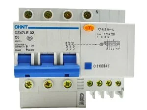 Rcbo CHINT DZ47LE 3P+N 40A 30mA