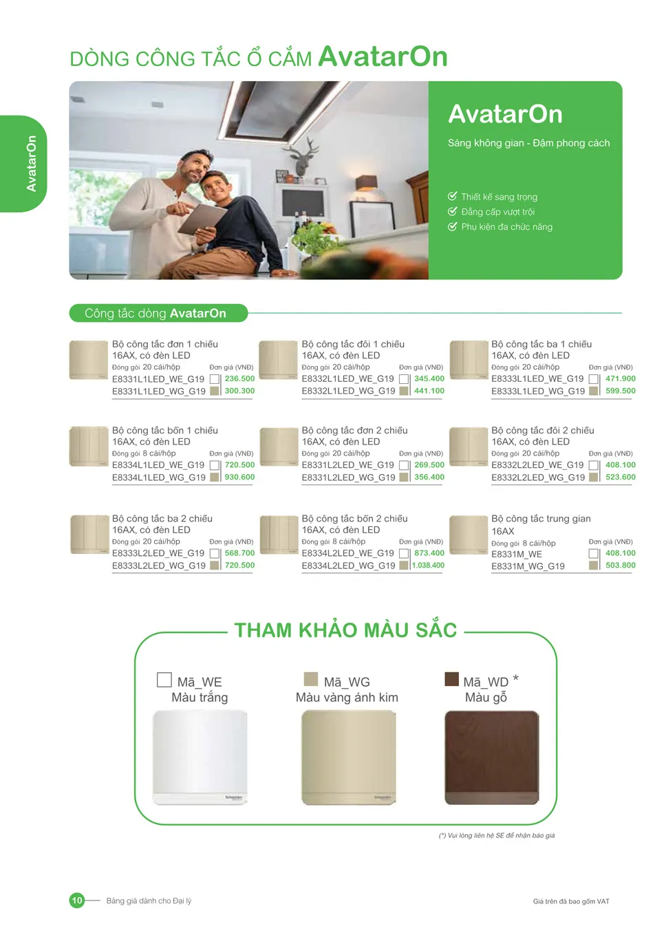 Bảng giá Schneider 2026 (dành cho đại lý) - Trang 10)