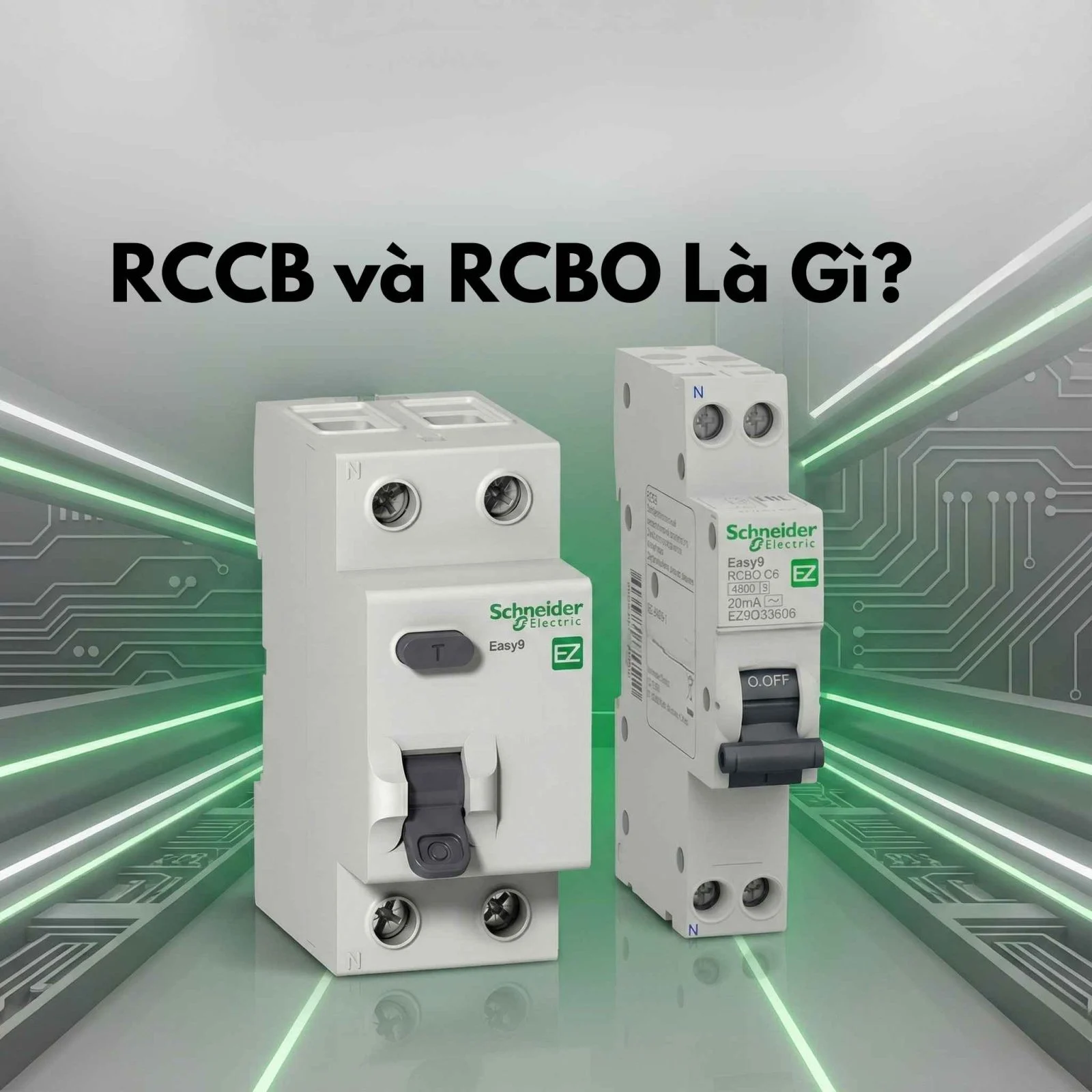 RCBO và RCCB khác gì nhau? Cách chọn aptomat chống giật